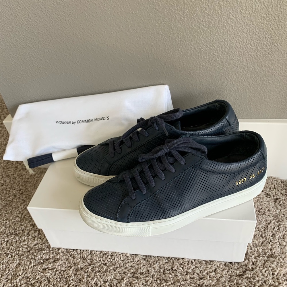 Woman by Common Projects Achilles Perforated Navy